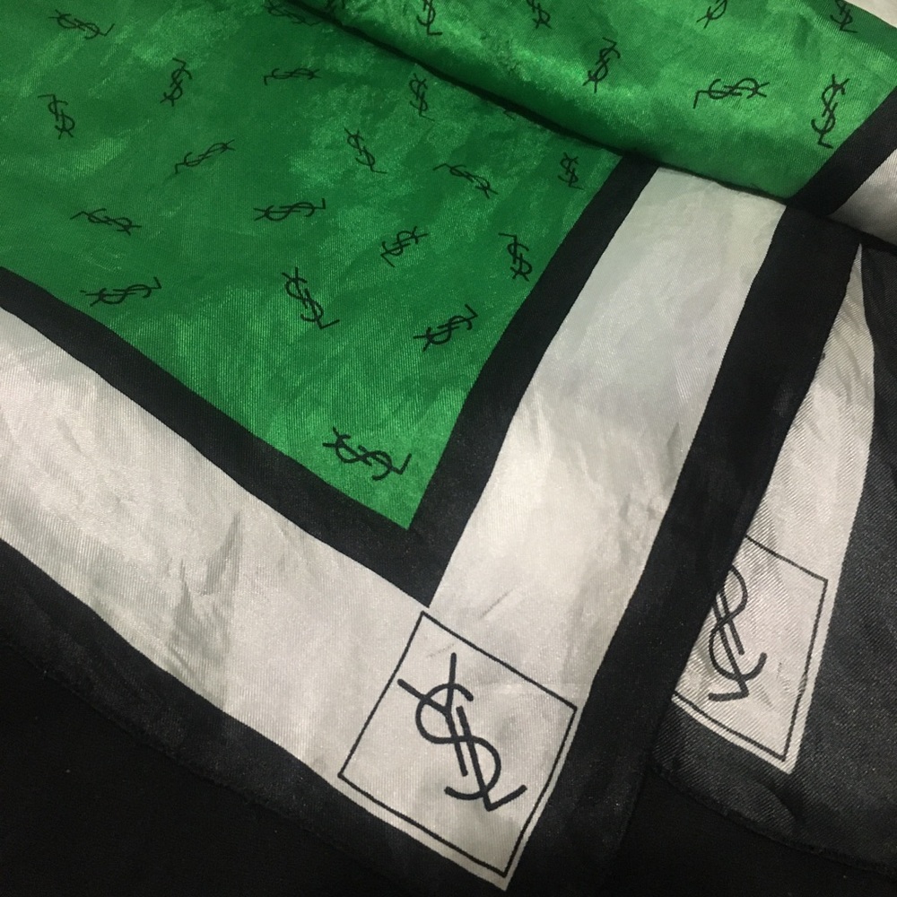 Yves Saint Laurent print scarf